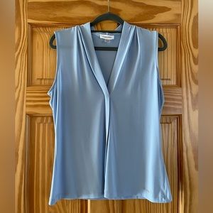 Calvin Klein Light Blue V-Neck Shell